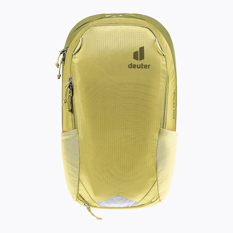 Kerékpáros hátizsák deuter Race Air 14 + 3 l linden/cactus