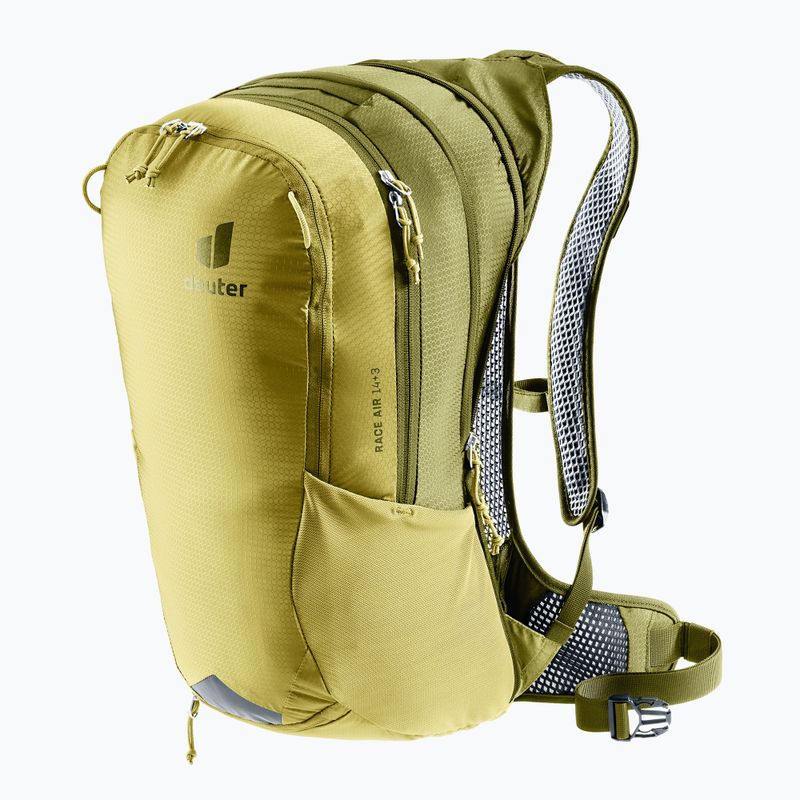 Kerékpáros hátizsák deuter Race Air 14 + 3 l linden/cactus 4