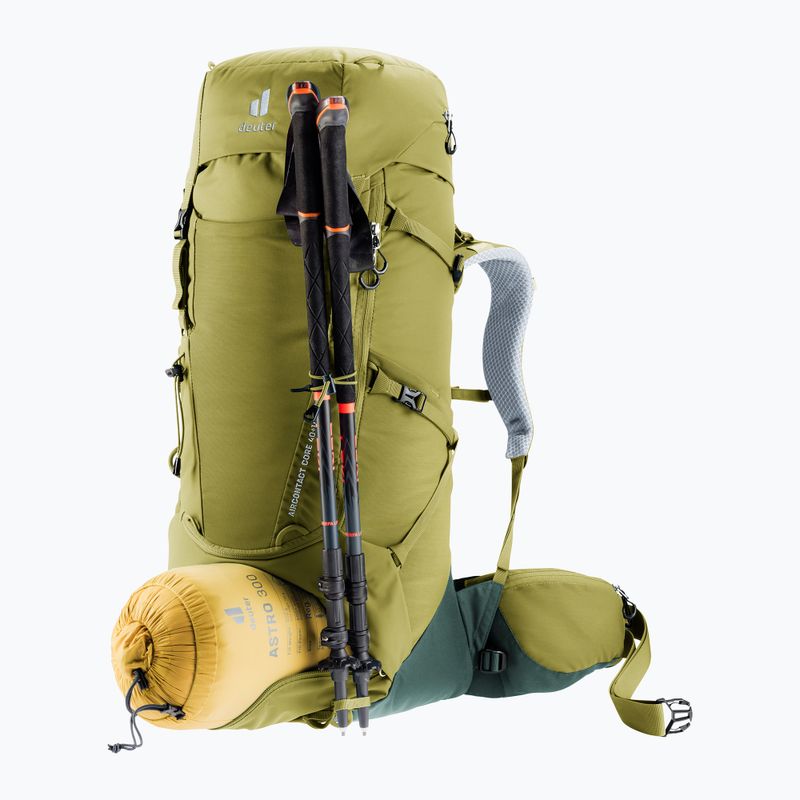 Deuter Aircontact Core 40 + 10 l kaktusz/zöld túrahátizsák 9