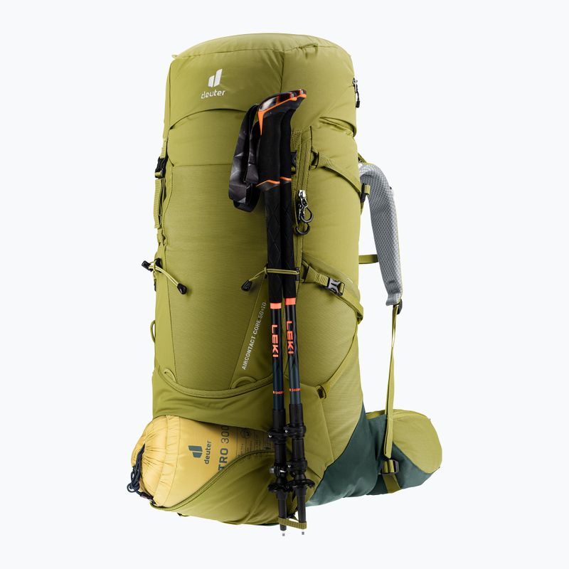 Deuter Aircontact Core 50+10 l kaktusz/ivy trekking hátizsák 7