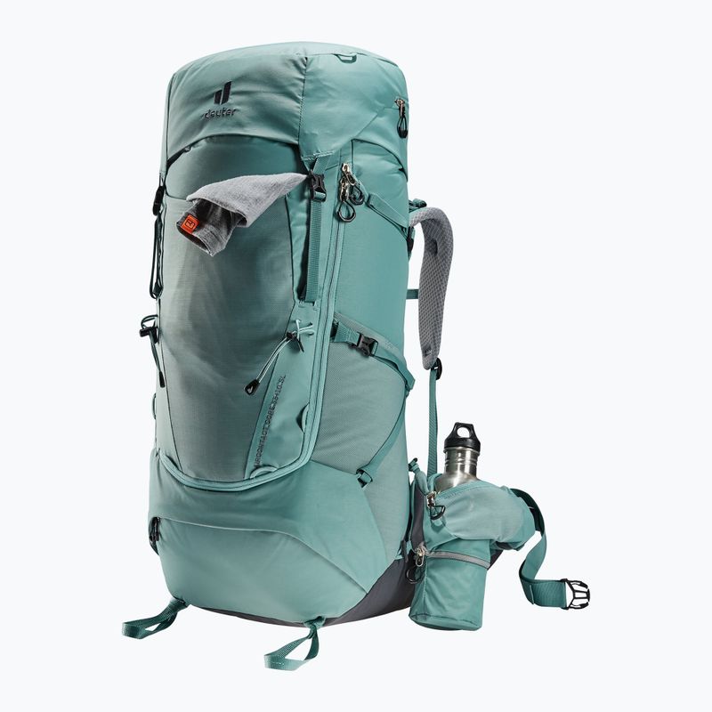 Női trekking hátizsák deuter Aircontact Core 55+10 l SL jade/graphite 5