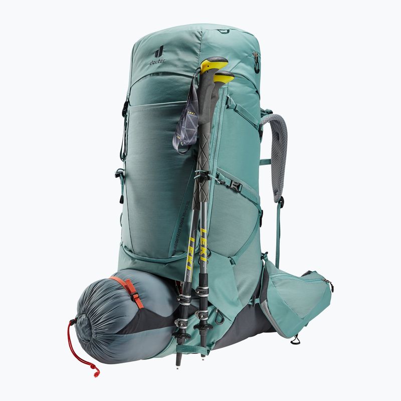 Női trekking hátizsák deuter Aircontact Core 55+10 l SL jade/graphite 6