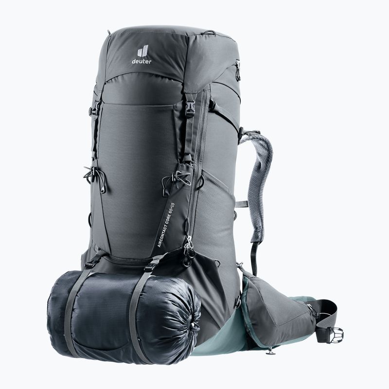 Deuter Aircontact Core 60+10 l grafit/shale trekking hátizsák 8