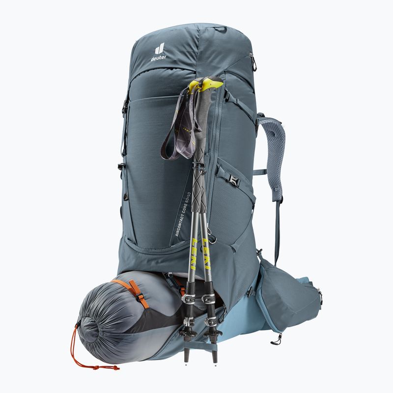 Deuter Aircontact Core 60+10 l grafit/shale trekking hátizsák 9