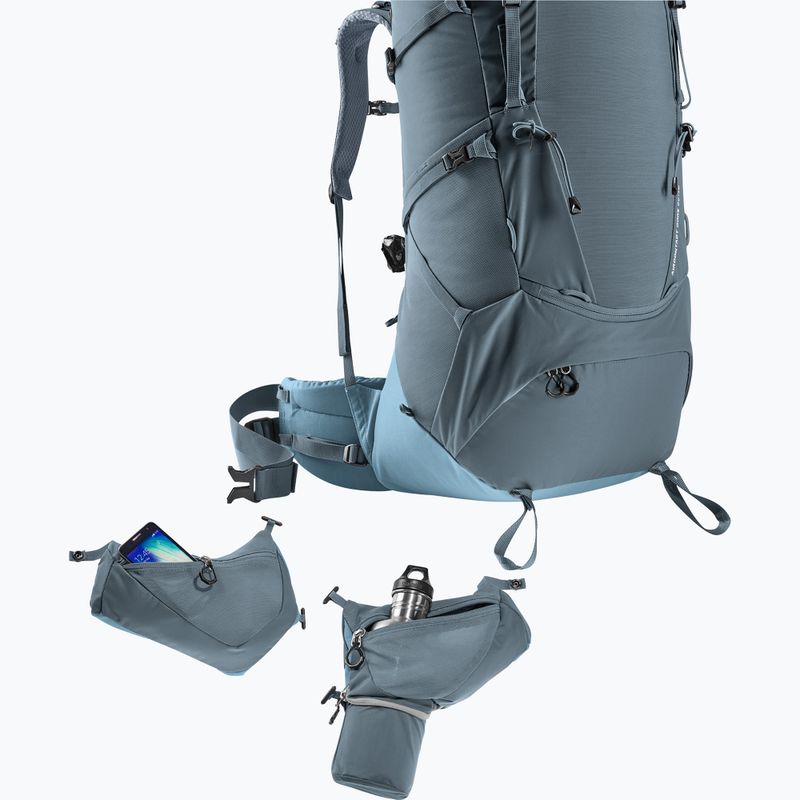 Deuter Aircontact Core 60+10 l grafit/shale trekking hátizsák 11