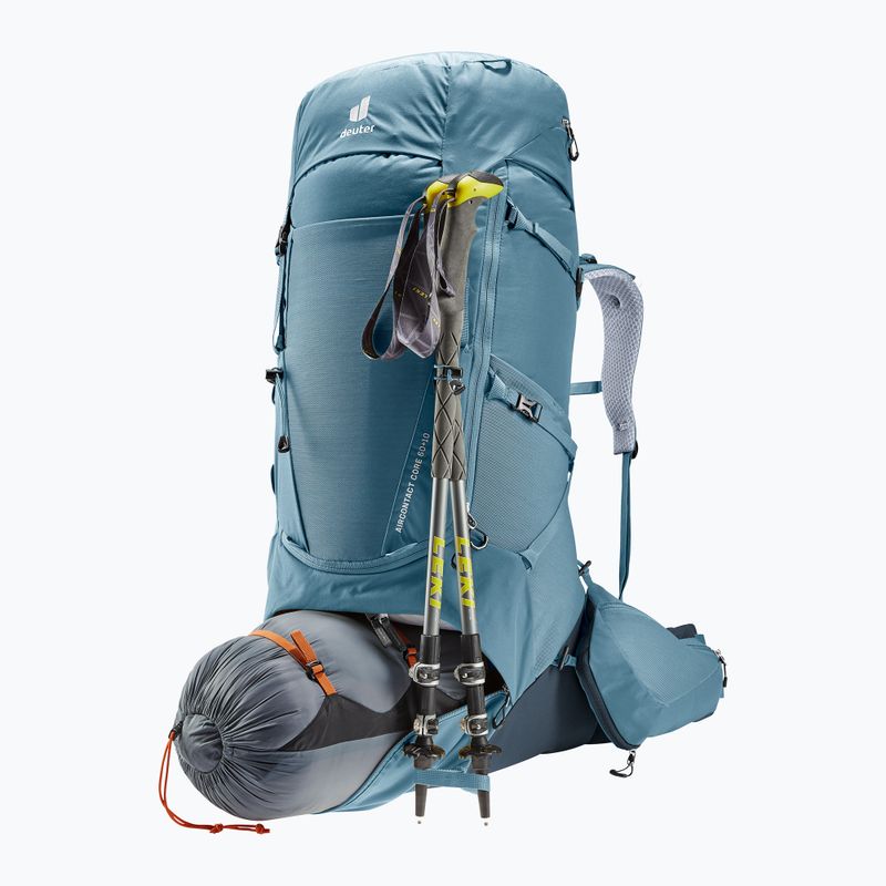 Deuter Aircontact Core 60+10 l atlantic-ink trekking hátizsák 9