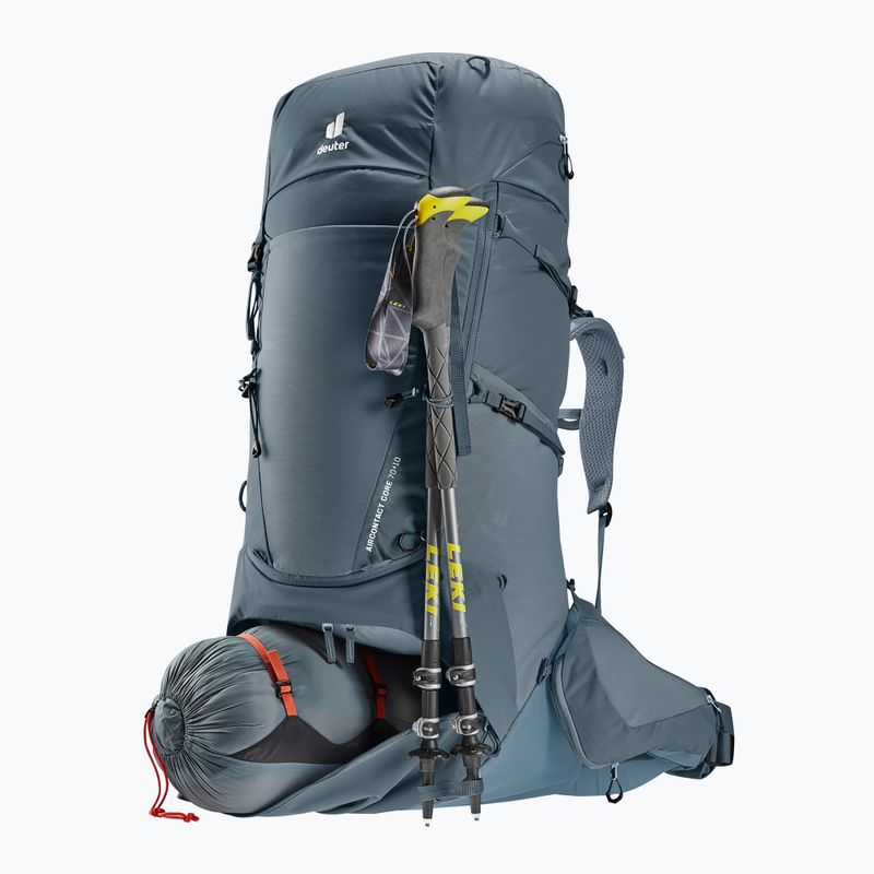 Trekking hátizsák deuter Aircontact Core 70+10 l graphite/ shale 10