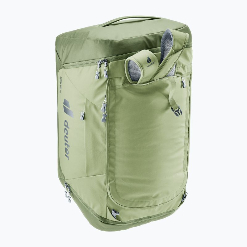 Utazótáska deuter Duffel Pro 60 l mineral/ grove 2