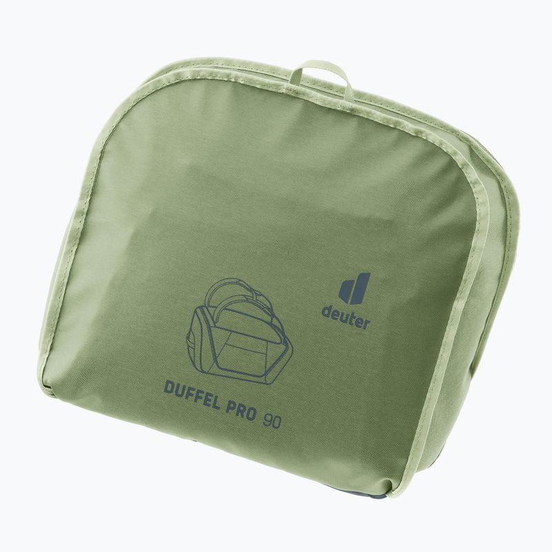 Utazótáska deuter Duffel Pro 90 l mineral/ grove 9