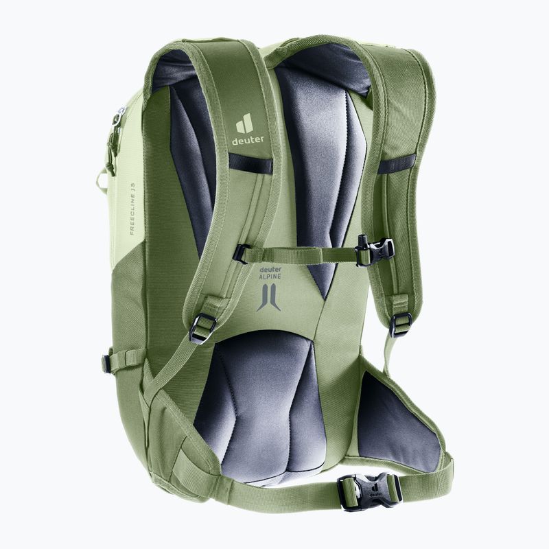 Hátizsák deuter Freecline 15 mineral/grove 4