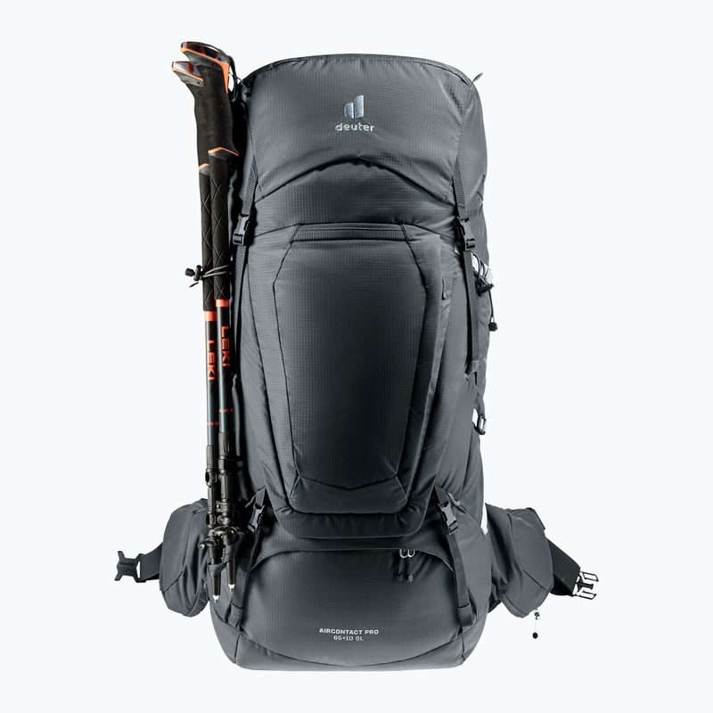 Női trekking hátizsák deuter Aircontact Pro 65 + 10 l SL grafit 5