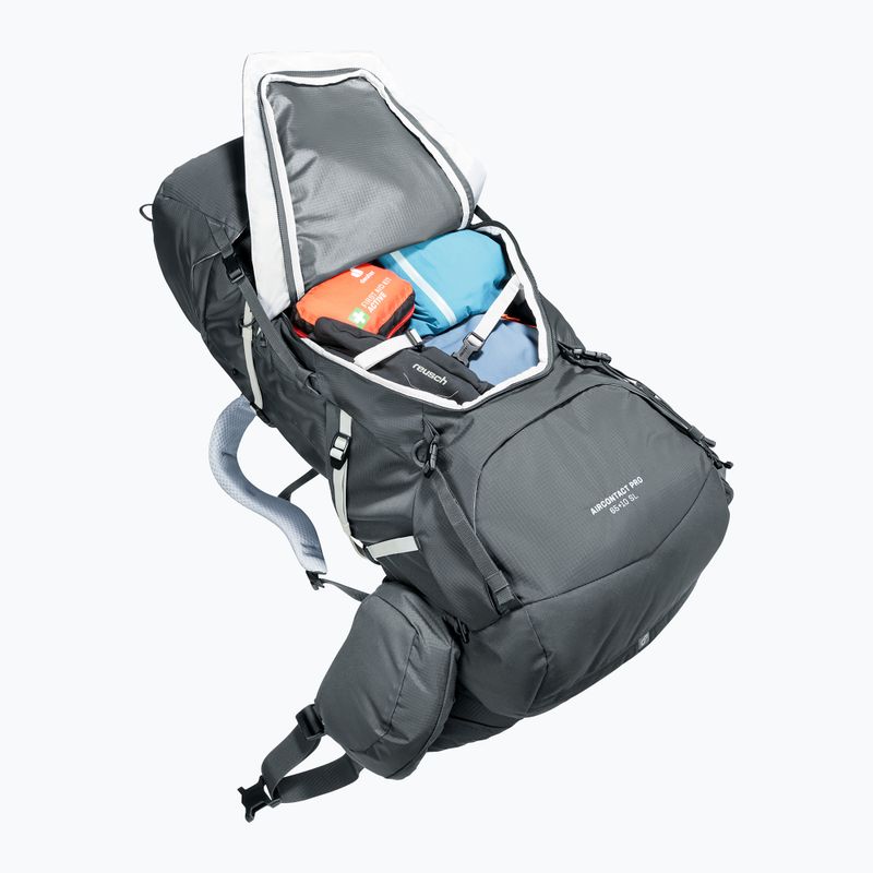 Női trekking hátizsák deuter Aircontact Pro 65 + 10 l SL grafit 6