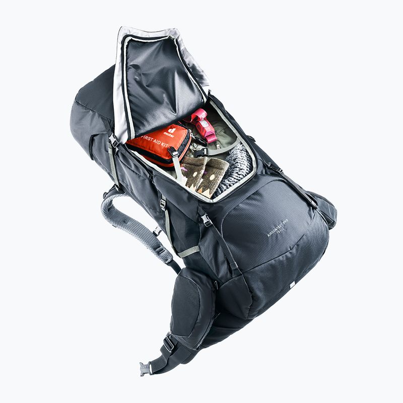 Deuter Aircontact Pro 75 + 10 l trekking hátizsák fekete 7