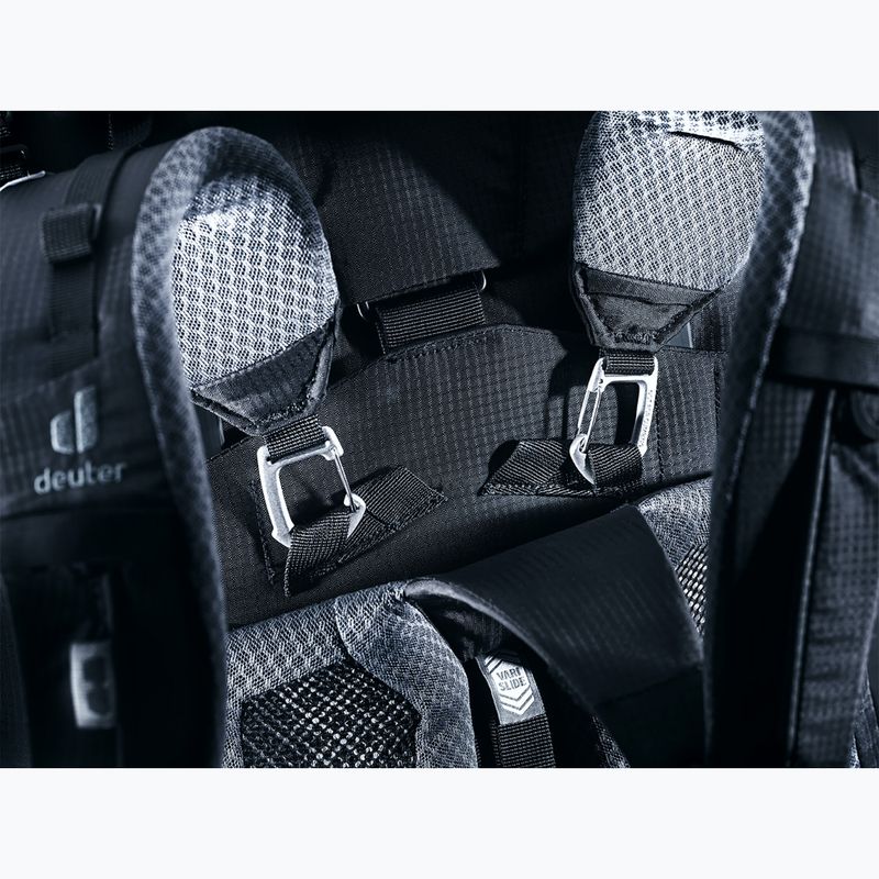 Deuter Aircontact Pro 75 + 10 l trekking hátizsák fekete 8