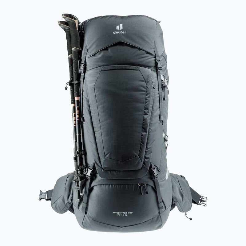 Női trekking hátizsák deuter Aircontact Pro 75 + 10 l SL grafit 14