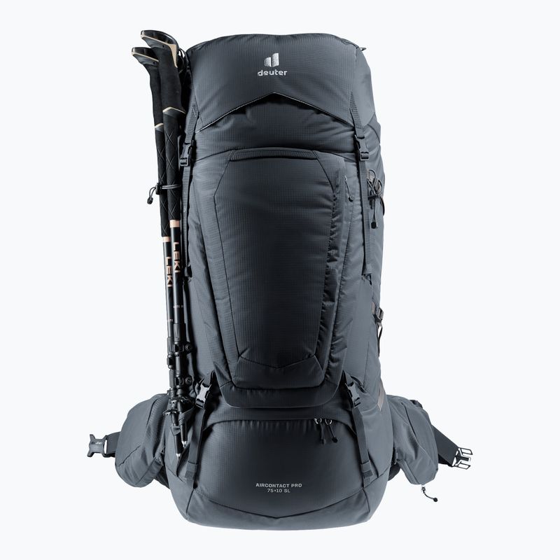 Deuter Aircontact Pro 85 + 10 l trekking hátizsák fekete 14