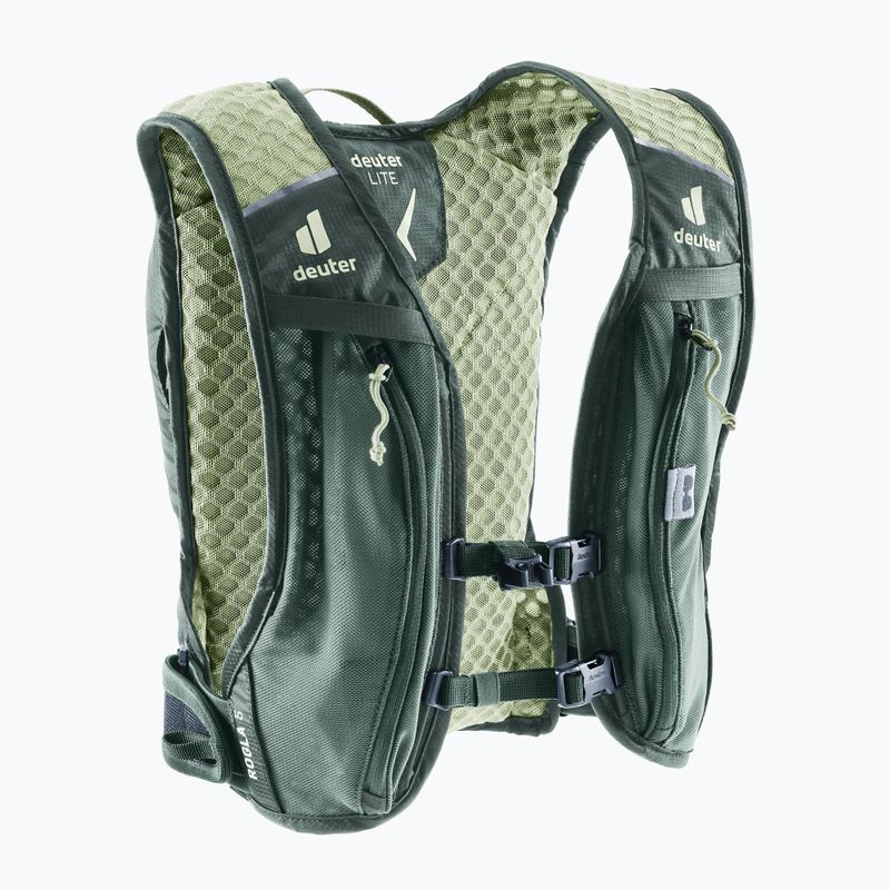 Kerékpáros hátizsák deuter Rogla 5 l grove/ivy 2