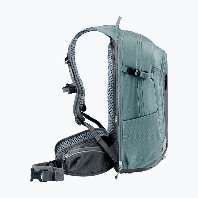 Női kerékpáros hátizsák deuter Compact 12 + 3 SL graphite/shale 6