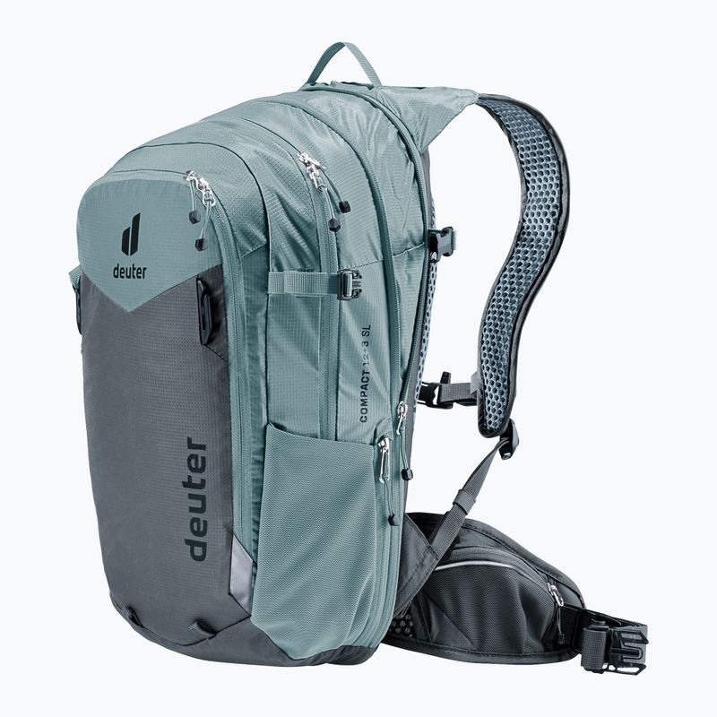 Női kerékpáros hátizsák deuter Compact 12 + 3 SL graphite/shale 8