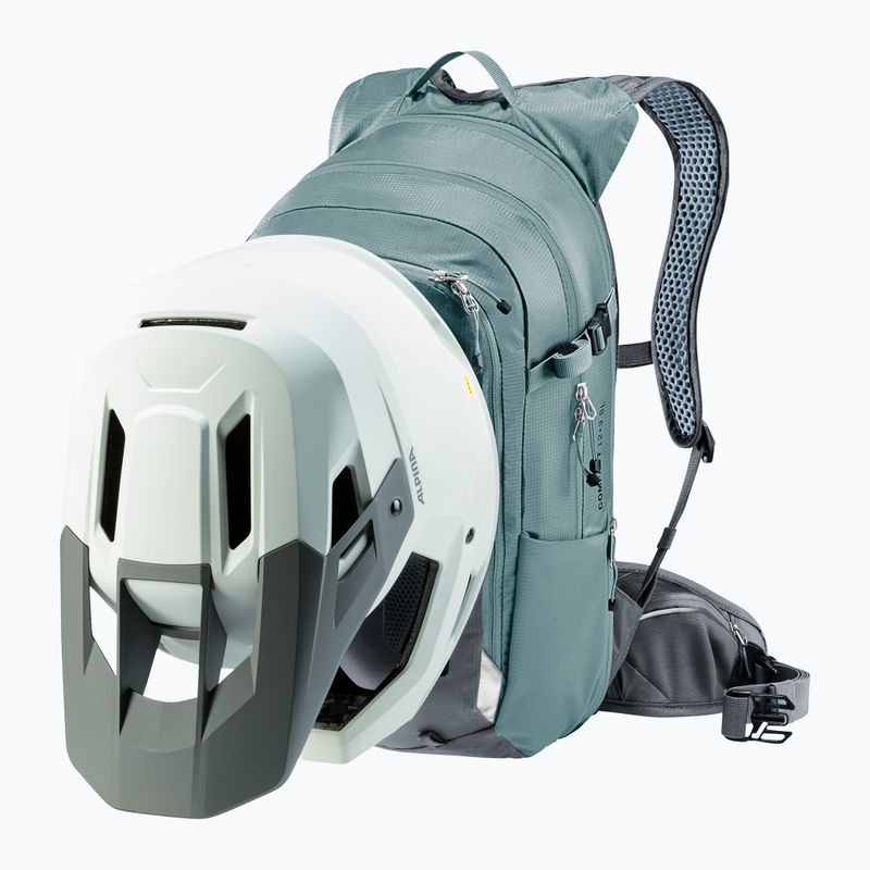 Női kerékpáros hátizsák deuter Compact 12 + 3 SL graphite/shale 11
