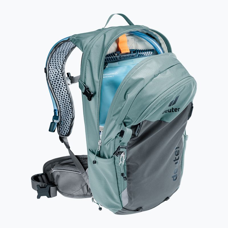 Női kerékpáros hátizsák deuter Compact 12 + 3 SL graphite/shale 12