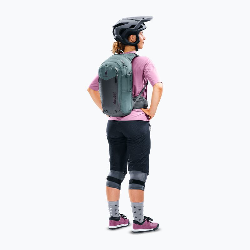 Női kerékpáros hátizsák deuter Compact 12 + 3 SL graphite/shale 15