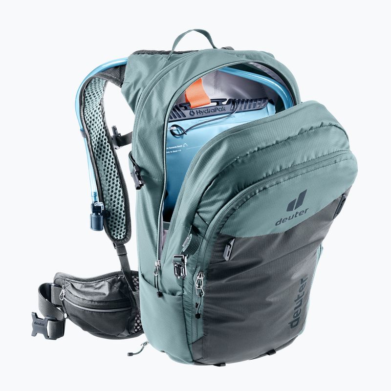 Kerékpáros hátizsák deuter Compact 14 + 3 l graphite/shale 10