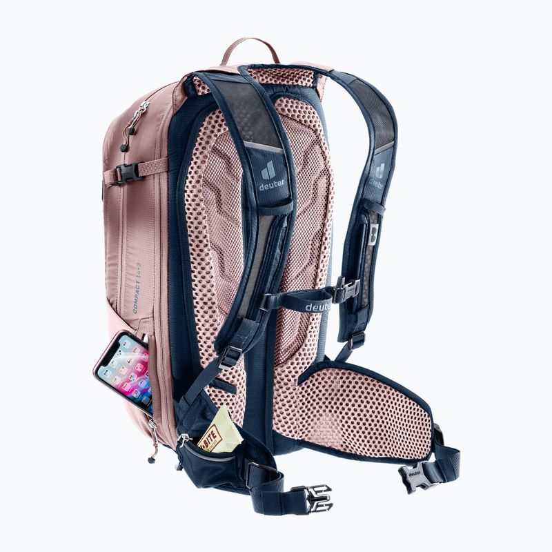 Kerékpáros hátizsák deuter Compact 14 + 3 l ink/ashrose 10