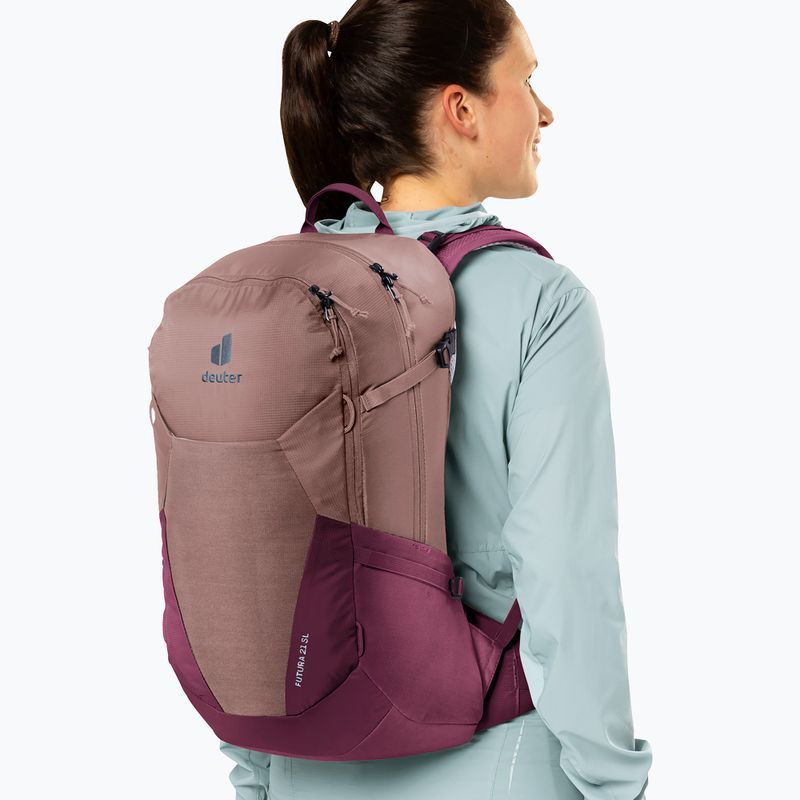Női túra hátizsák deuter Futura 21 l SL ashrose-cassis 11