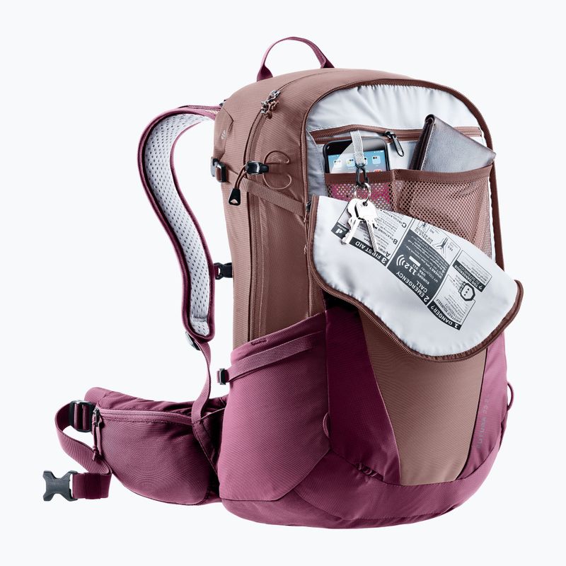 Női túra hátizsák deuter Futura 25 l SL ashrose-cassis 6