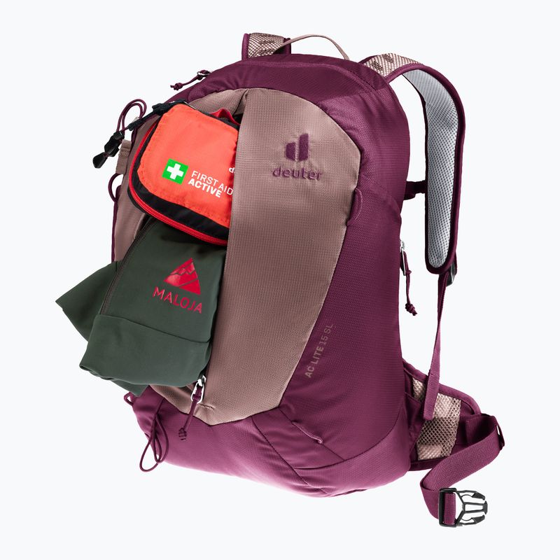 Női túra hátizsák deuter AC Lite 15 l SL ashrose-cassis 9