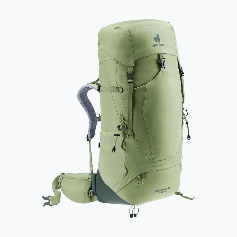 Női trekking hátizsák deuter Aircontact Lite 45 + 10 SL grove/ivy 2