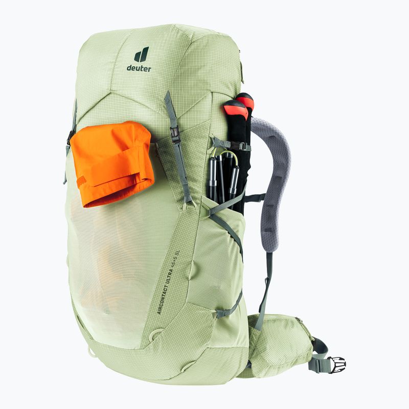 Női trekking hátizsák deuter Aircontact Ultra 45 + 5 l SL mineral-ivy 5