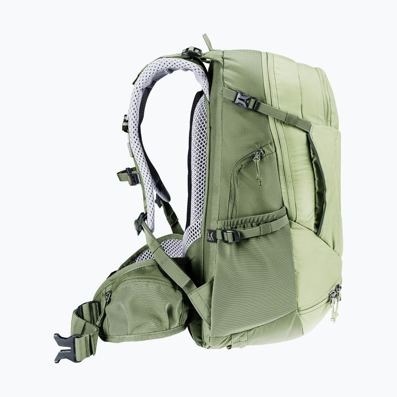Női kerékpáros hátizsák deuter Trans Alpine 22 l SL mineral/grove 6