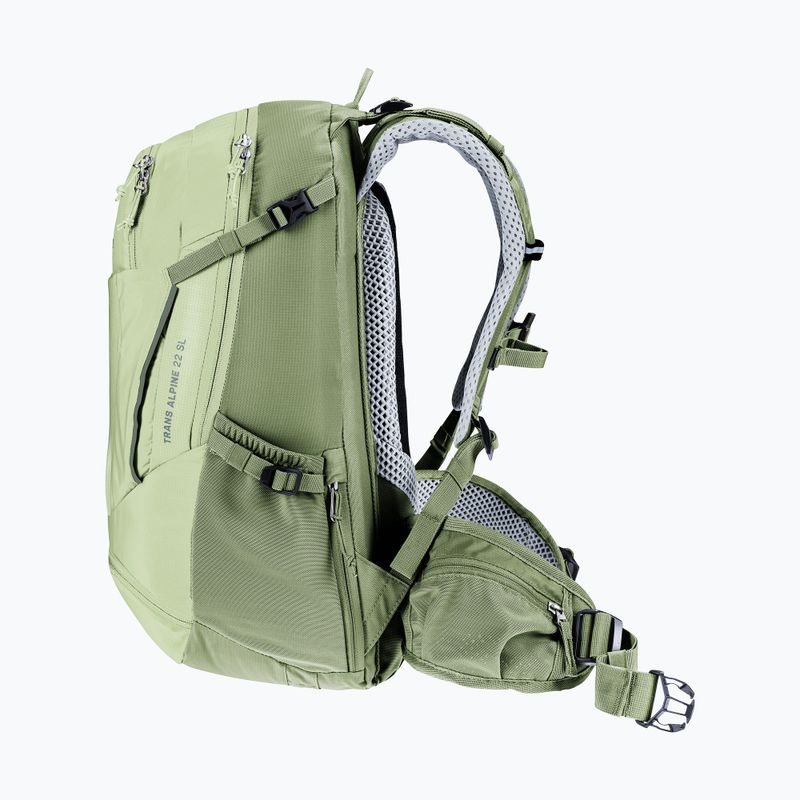 Női kerékpáros hátizsák deuter Trans Alpine 22 l SL mineral/grove 7