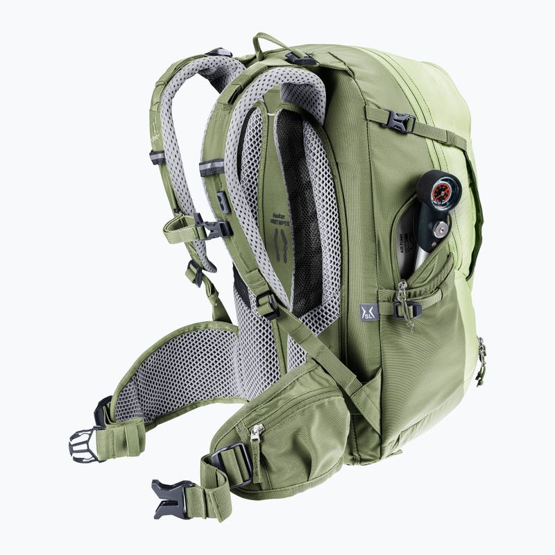 Női kerékpáros hátizsák deuter Trans Alpine 22 l SL mineral/grove 11