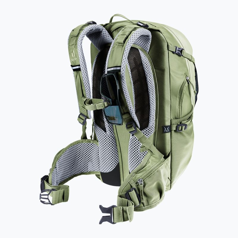 Női kerékpáros hátizsák deuter Trans Alpine 22 l SL mineral/grove 12
