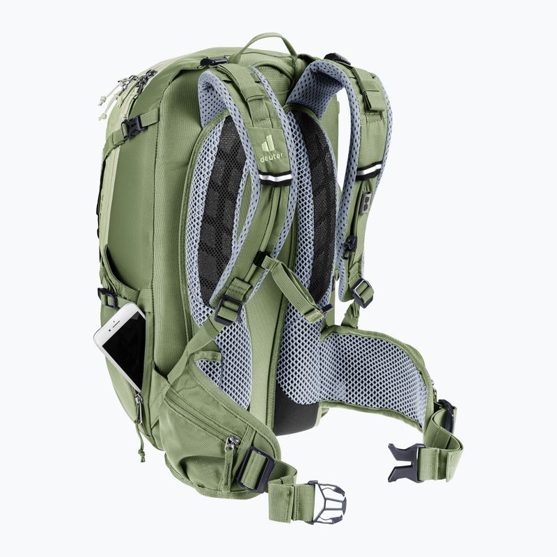 Női kerékpáros hátizsák deuter Trans Alpine 22 l SL mineral/grove 13