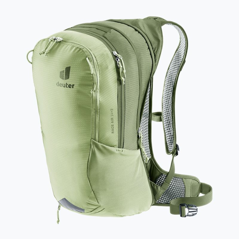 Kerékpáros hátizsák deuter Race Air 14 + 3 l mineral/grove 3
