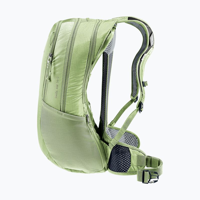 Kerékpáros hátizsák deuter Race Air 14 + 3 l mineral/grove 7