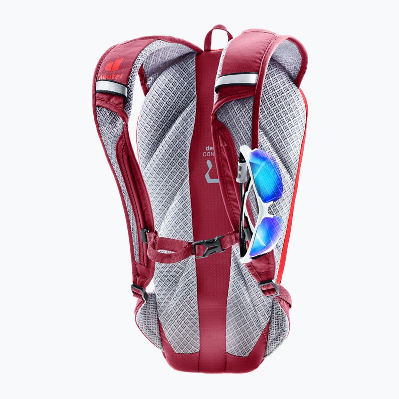 Kerékpáros hátizsák deuter Road One 5 l cherry/masala 3
