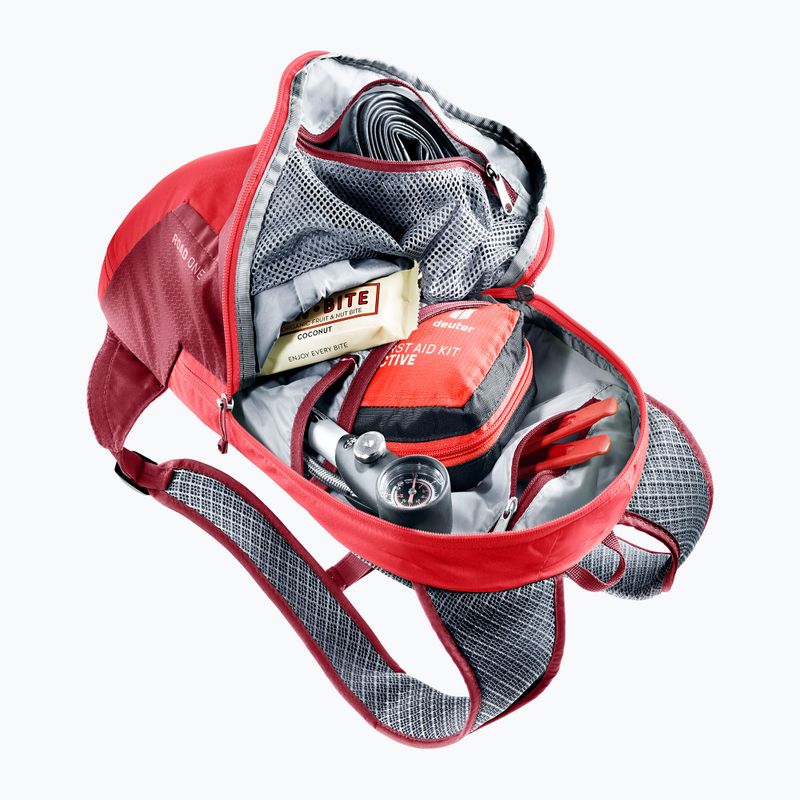 Kerékpáros hátizsák deuter Road One 5 l cherry/masala 4