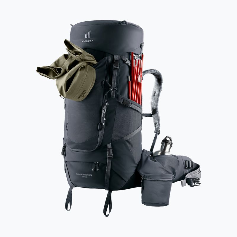 Túrahátizsák deuter Aircontact Core 50 + 10 l black 4