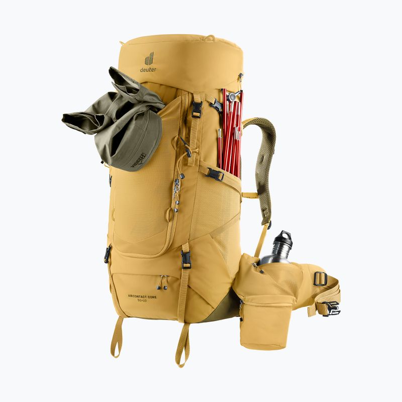 Túrahátizsák deuter Aircontact Core 50 + 10 l savanna/nori 7