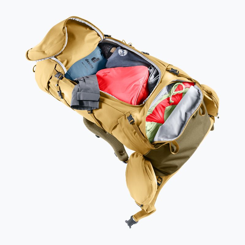 Túrahátizsák deuter Aircontact Core 55 + 10 l SL savanna/nori 9