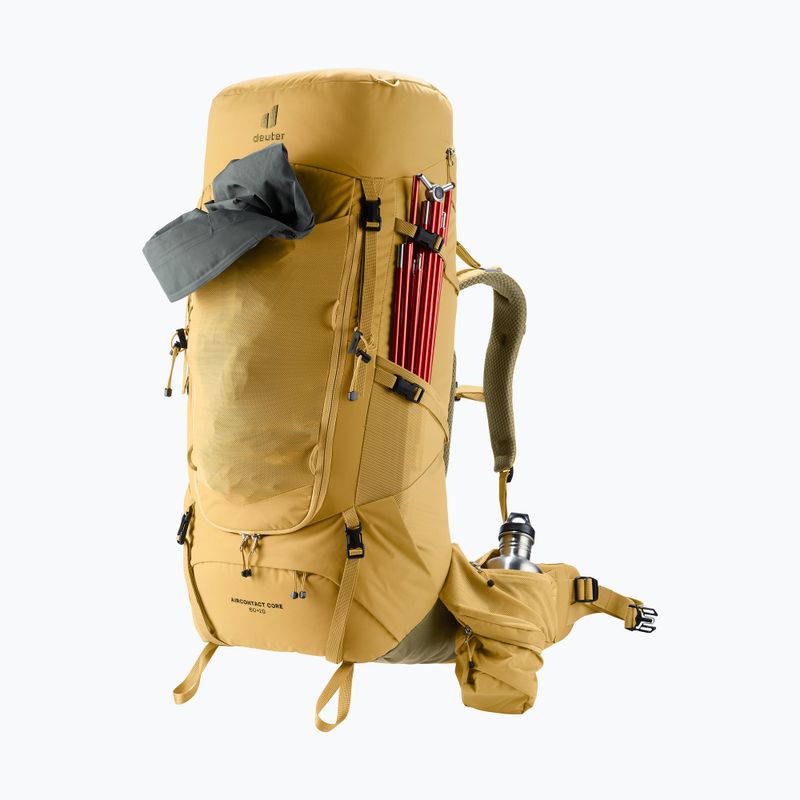 Túrahátizsák deuter Aircontact Core 60 + 10 l savanna/nori 8