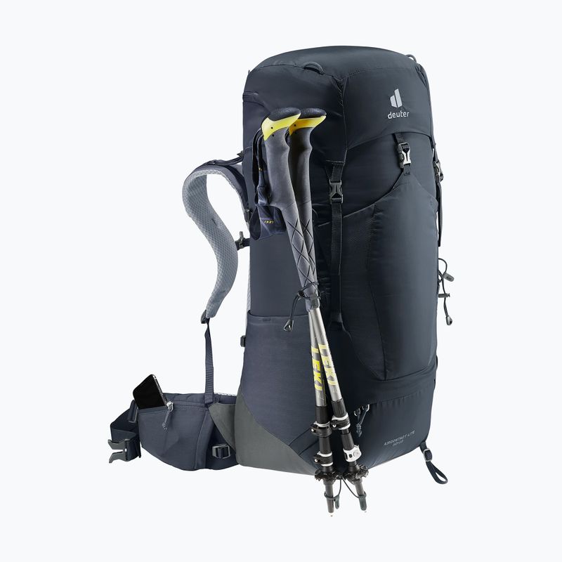 Túrahátizsák deuter Aircontact Lite 50 + 10 l black/graphite 8