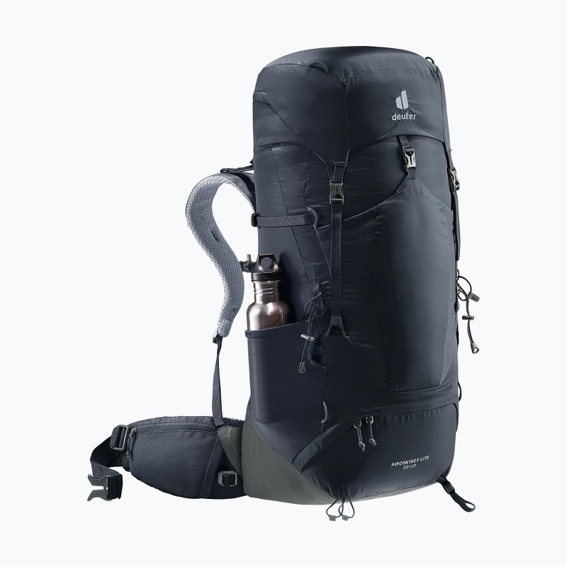 Túrahátizsák deuter Aircontact Lite 50 + 10 l black/graphite 10