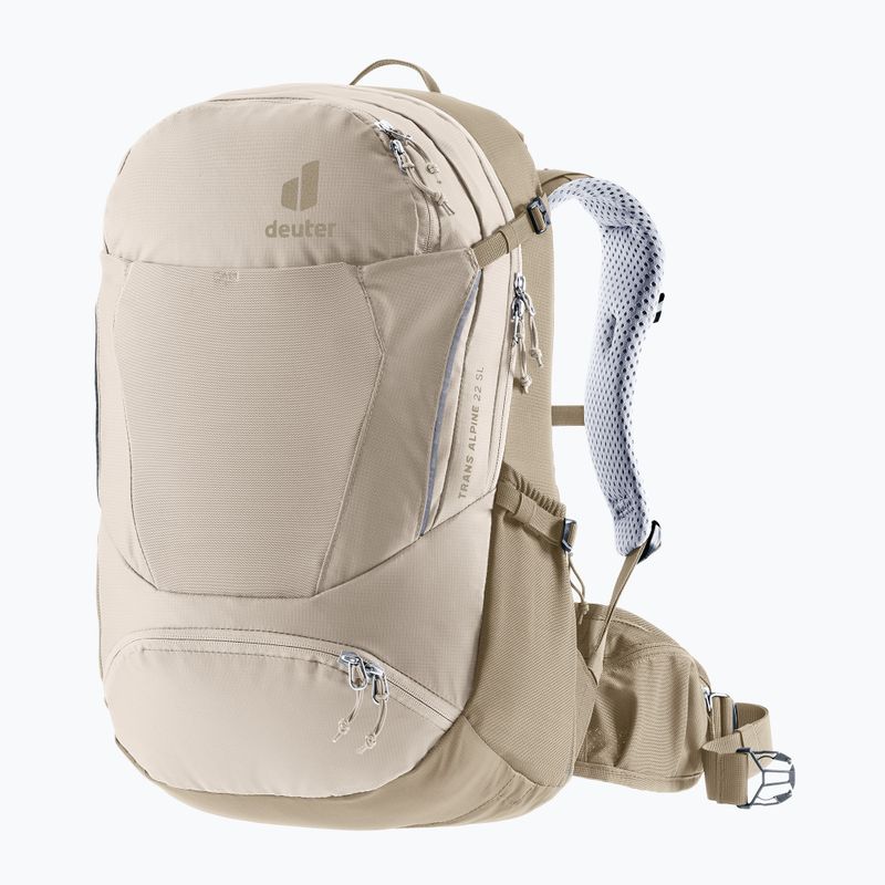 Női kerékpáros hátizsák deuter Trans Alpine 22 l SL alu/greystone 2