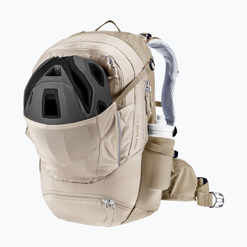 Női kerékpáros hátizsák deuter Trans Alpine 22 l SL alu/greystone 7